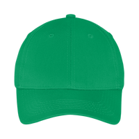 Port Authority Youth Six Panel Twill Cap, Kelly Green, Front view
