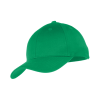 Port Authority Youth Six Panel Twill Cap, Kelly Green, Left Side view