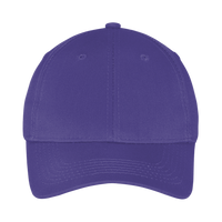 Port Authority Youth Six Panel Twill Cap, Purple, Front view