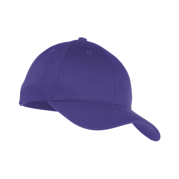 Port Authority Youth Six Panel Twill Cap, Purple, Right Side view