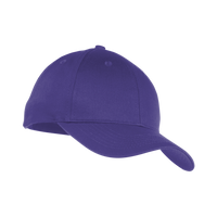 Port Authority Youth Six Panel Twill Cap, Purple, Right Side view