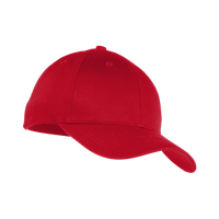 Port Authority Youth Six Panel Twill Cap, Red, Right Side view