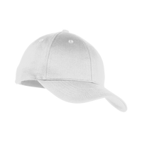 Port Authority Youth Six Panel Twill Cap, White, Right Side view