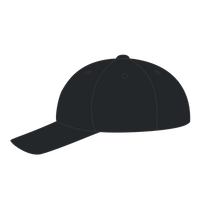 Port Authority Youth Six Panel Unstructured Twill Cap, Black, Headwear Left view
