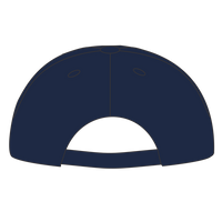 Port Authority Youth Six Panel Unstructured Twill Cap, Navy, Headwear Arch Back view