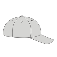Port Authority Youth Six Panel Unstructured Twill Cap, Silver, Headwear Right view