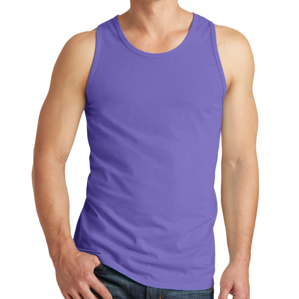 Port & Co Beach Wash ® Garment Dyed Tank, Amethyst, Front view