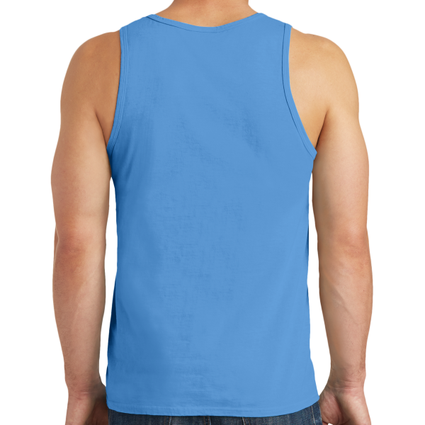 Port & Co Beach Wash ® Garment Dyed Tank, Blue Moon, Back view