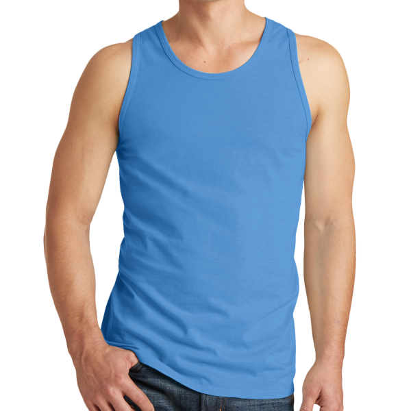 Port & Co Beach Wash ® Garment Dyed Tank, Blue Moon, Front view