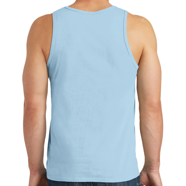 Port & Co Beach Wash ® Garment Dyed Tank, Glacier, Back view