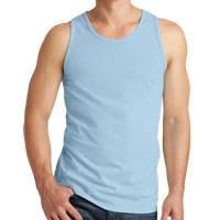 Port & Co Beach Wash ® Garment Dyed Tank, Glacier, Front view