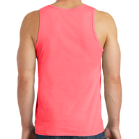Port & Co Beach Wash ® Garment Dyed Tank, Neon Coral, Back view