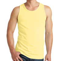 Port & Co Beach Wash ® Garment Dyed Tank, Popcorn, Front view
