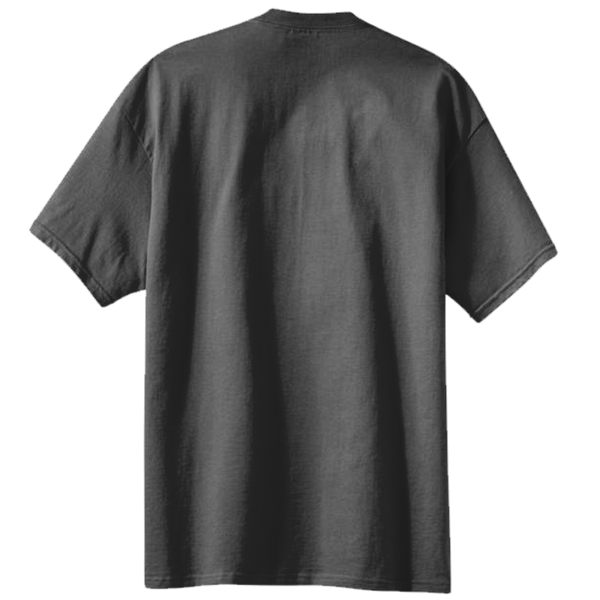 Port & Co Core Blend Pocket Tee, Jet Black, Back view