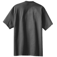 Port & Co Core Blend Pocket Tee, Jet Black, Back view