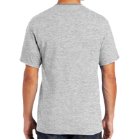 Port & Co Core Blend Tee, Ash, Back view