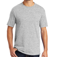 Port & Co Core Blend Tee, Ash, Front view