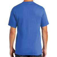 Port & Co Core Blend Tee, Royal, Back view
