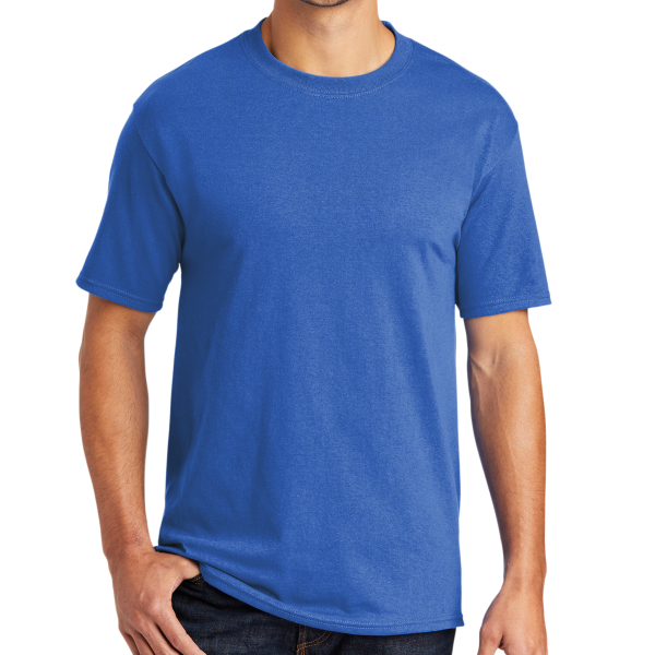 Port & Co Core Blend Tee, Royal, Front view