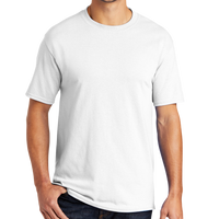 Port & Co Core Blend Tee, White, Front view