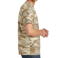 Port & Co Core Cotton Camo Tee, Desert Camo, Right Side view