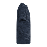Port & Co Core Cotton Camo Tee, Heather Navy Camo, Right Sleeve view