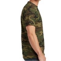 Port & Co Core Cotton Camo Tee, Military Camo, Right Side view