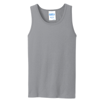 Port & Co Core Cotton Tank Top, Athletic Heather / Athletic Heather, Front view