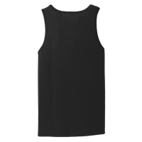 Port & Co Core Cotton Tank Top, Jet Black / Jet Black, Back view