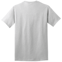 Port & Co Core Cotton Tee, Ash, Back view