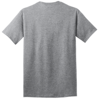 Port & Co Core Cotton Tee, Athletic Heather, Back view