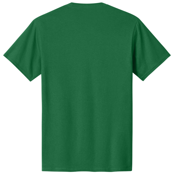 Port & Co Core Cotton Tee, Athletic Kelly, Back view