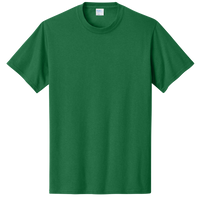 Port & Co Core Cotton Tee, Athletic Kelly, Front view