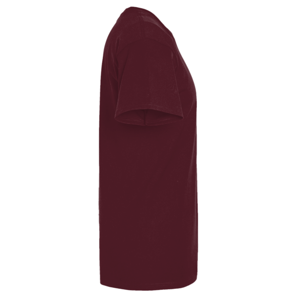 Port & Co Core Cotton Tee, Athletic Maroon, Right Sleeve view