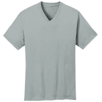Port & Co Core Cotton V Neck Tee, Athletic Heather, New product view view