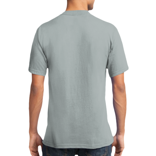 Port & Co Core Cotton V Neck Tee, Athletic Heather, New product view view
