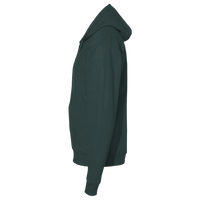 Port & Co Core Fleece Full Zip Hooded Sweatshirt, Dark Green, Left Sleeve view