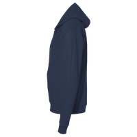 Port & Co Core Fleece Full Zip Hooded Sweatshirt, Navy, Left Sleeve view