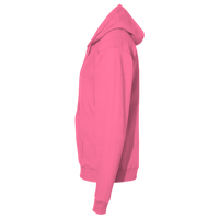 Port & Co Core Fleece Full Zip Hooded Sweatshirt, Neon Pink, Left Sleeve view