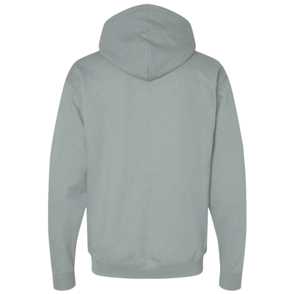 Port & Co Core Fleece Pullover Hooded Sweatshirt, Athletic Heather, Back view