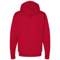 Port & Co Core Fleece Pullover Hooded Sweatshirt, Red, Back view