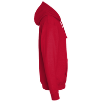 Port & Co Core Fleece Pullover Hooded Sweatshirt, Red, Right Sleeve view
