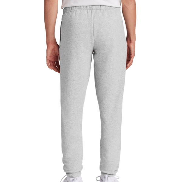 Port & Co Core Fleece Sweatpant, Ash, Back view