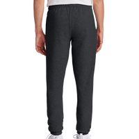 Port & Co Core Fleece Sweatpant, Dark Heather Grey, Back view
