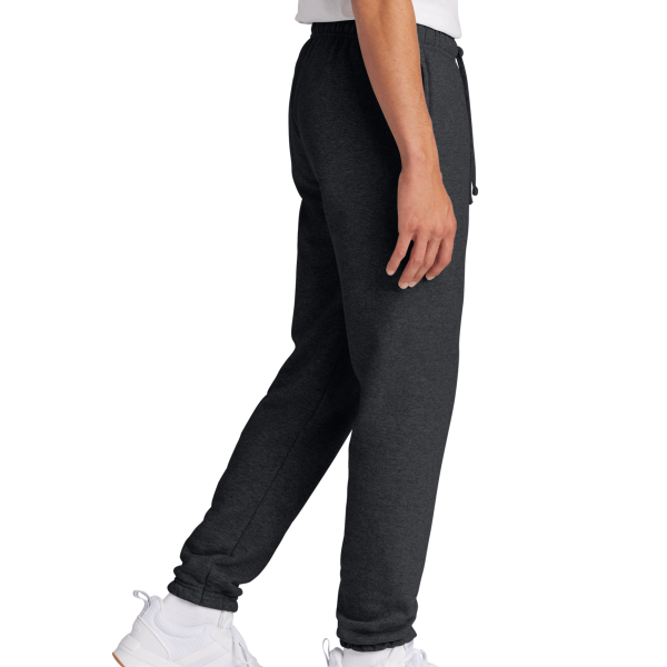 Port & Co Core Fleece Sweatpant, Dark Heather Grey, Right Side view