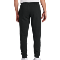 Port & Co Core Fleece Sweatpant, Jet Black, Back view