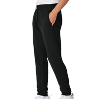 Port & Co Core Fleece Sweatpant, Jet Black, Left Side view