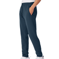 Port & Co Core Fleece Sweatpant, Navy, Left Side view