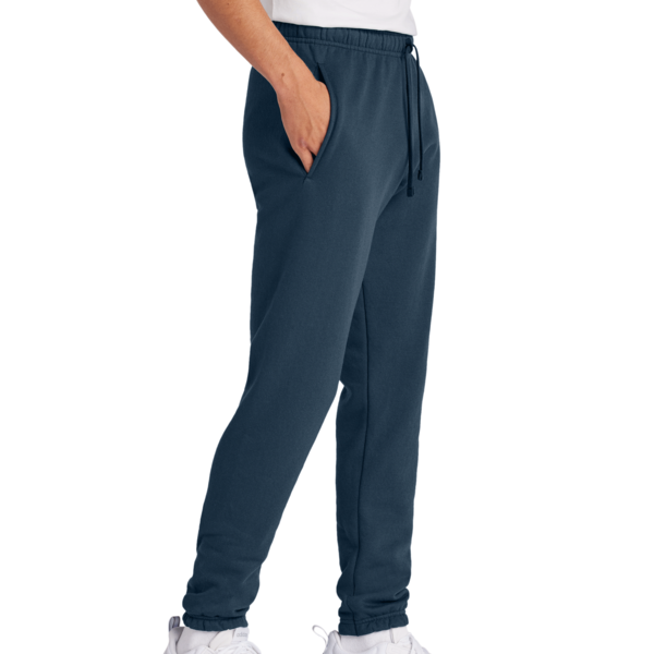 Port & Co Core Fleece Sweatpant, Navy, Right Side view