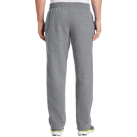 Port & Co Core Fleece Sweatpant with Pockets, Athletic Heather, Back view